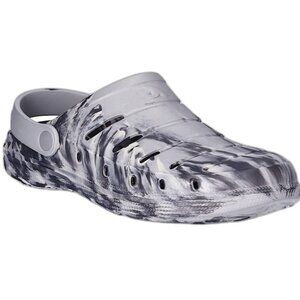 Rugged Shark Clogs MEN'S SIZE 9 Grey Swirl Sandals Waterproof Floatable NEW